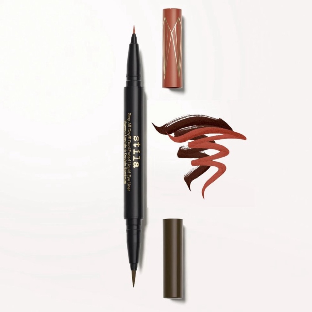 ⚡️Stila  DARK BROWN / AMBER Stay All Day Dual-Ended WP Liquid Eyeliner ⚡️⭐️🦋